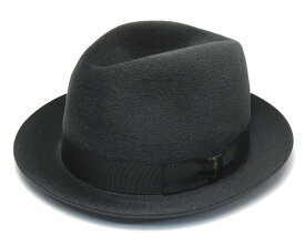 【ポイント10倍】 帽子 イタリア製”Borsalino(ボルサリーノ)” ファーフエルト中折れ帽 グアナコ 114549 ハット メンズ 秋冬 [大きいサイズの帽子アリ]【コンビニ受取対応商品】