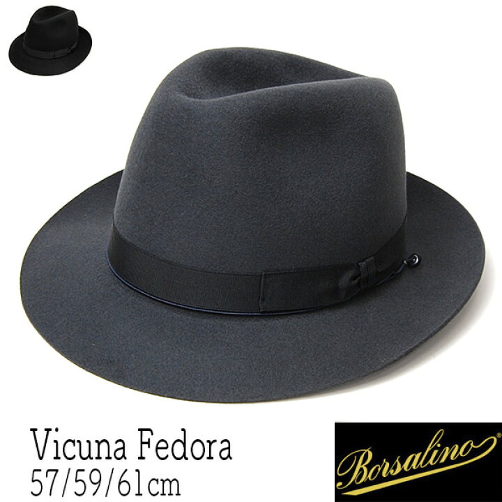 楽天市場】帽子 イタリア製 Borsalino(ボルサリーノ) ファー 