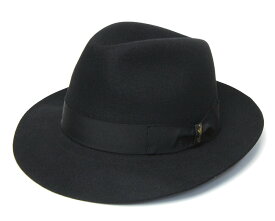 【ポイント10倍】 帽子 イタリア製”Borsalino(ボルサリーノ)” ファーフェルト中折れ帽 390054 ハット メンズ 秋冬 アレッサンドリア [大きいサイズの帽子アリ]【コンビニ受取対応商品】