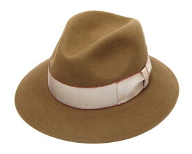 帽子 イタリア製”Borsalino(ボルサリーノ)” ファーフエルト中折れ帽 390313 ハット メンズ 秋冬 [大きいサイズの帽子アリ]