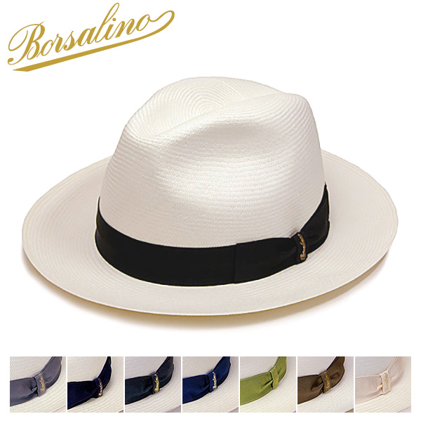 楽天市場】帽子 イタリア製”Borsalino(ボルサリーノ)” パナマ中折れ帽