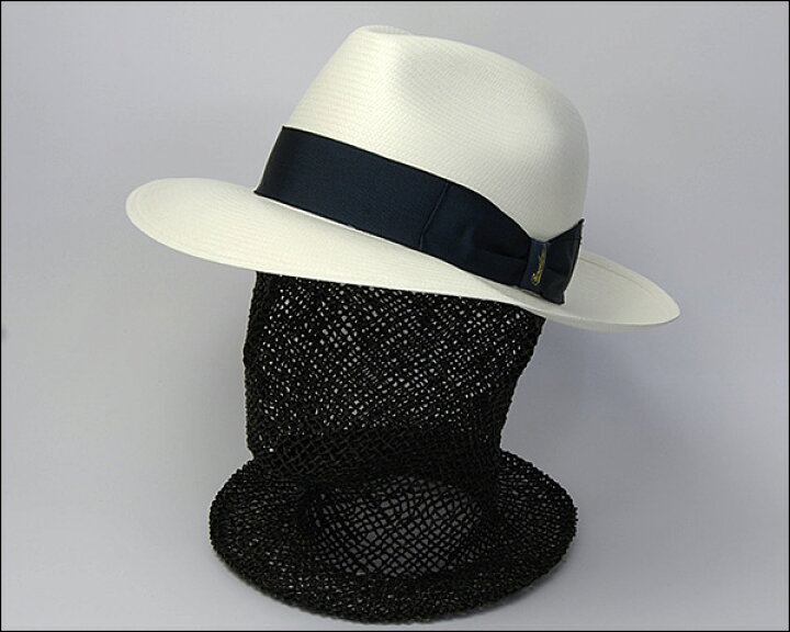 楽天市場】帽子 イタリア製 Borsalino(ボルサリーノ) パナマ中折れ帽 