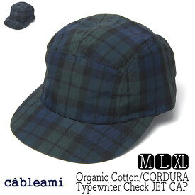 帽子 ”cableami(ケーブルアミ)” コットンナイロンジェットキャップ メンズ ユニセックス 春夏 [大きいサイズの帽子アリ] メール便対応可