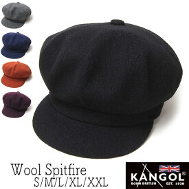 帽子 ”KANGOL(カンゴール)” ウールキャスケット WOOL SPITFIRE メンズ レディース 秋冬 [大きいサイズの帽子アリ][小さいサイズあり]