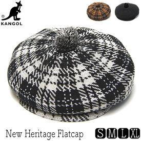帽子 KANGOL(カンゴール) チェック8枚はぎハンチング New Heritage Flatcap メンズ レディース 秋冬 キャスケット [大きいサイズの帽子アリ]