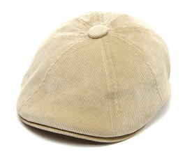 帽子 ”KANGOL(カンゴール)” コーデュロイ8枚はぎハンチング CORD HAWKER メンズ レディース 秋冬 [大きいサイズの帽子アリ]