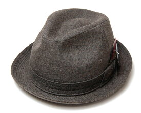 帽子 ”ROYAL STETSON(ステットソン)” フラノ中折れ帽 SE123 ハット メンズ 秋冬 日本製 [大きいサイズの帽子アリ][小さいサイズ対応]