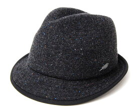 帽子 ”ROYAL STETSON(ステットソン)” ネップニット中折れ帽 SE420 ハット 父の日 メンズ 秋冬