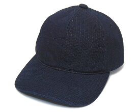 帽子 ”THE FACTORY MADE(ザファクトリーメイド)” 刺し子キャップ SASHIKO CAP メンズ 春夏秋冬 オールシーズン [大きいサイズの帽子アリ]