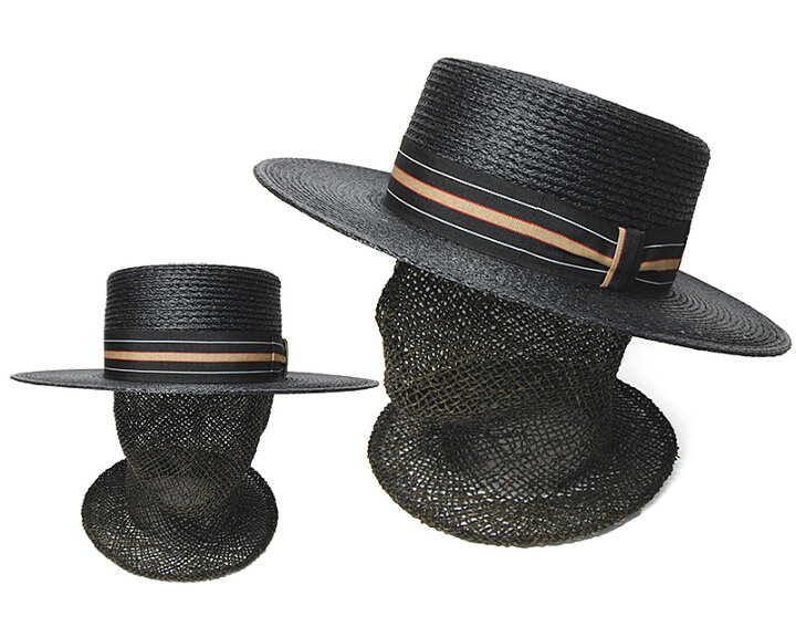 帽子 THE FACTORY MADE ザファクトリーメイド アバカブレードカンカン帽 Boater Hat メンズ レディース ユニセックス 春夏 ボーターハット ストローハット 大きいサイズの帽子 ポイント倍付・クーポン・割引対象外 川淵帽子店