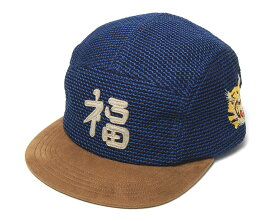 帽子 ”THE FACTORY MADE(ザファクトリーメイド)” 刺し子デニムベトキャップ Sashiko Viet Cap 秋冬春夏 オールシーズン メンズ