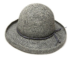 帽子 ”NOL(ノル)” 細編みペーパーストローハット PPAF レディースハット 春夏 [大きいサイズの帽子アリ]