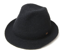 【ポイント10倍】 帽子 ”NOL(ノル)” 細編みウール中折れ帽 Island Hat ハット メンズ 秋冬 [大きいサイズの帽子アリ][小さいサイズの帽子あり]