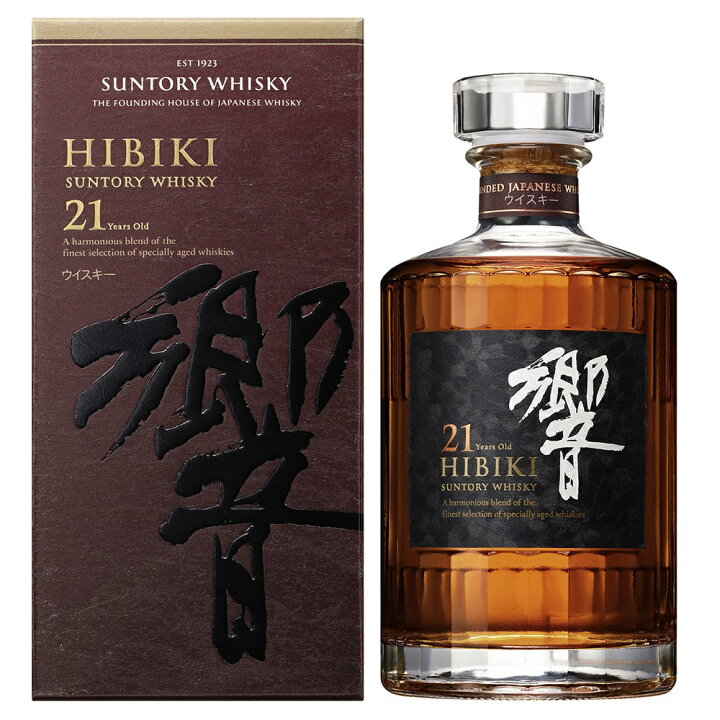 楽天市場】サントリー 響 21年 700ml 43度 箱付 Suntory Hibiki 国産  