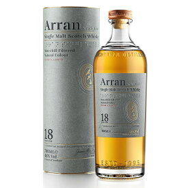 アランモルト 18年 700ml 46度 箱付 Arran 18years ロックランザ蒸溜所 Lochranza Distillery アランモルト アイランドモルト シングルモルトウイスキー Single Malt Whisky kawahc