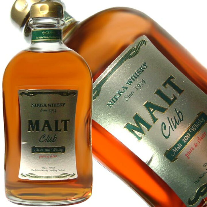 楽天市場】ニッカ モルトクラブ 700ml 40度 (Nikka Malt Club Whisky 