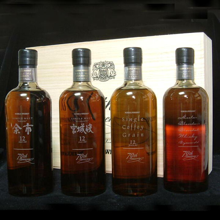 楽天市場】ニッカ創業 70周年記念 セレクション 4本セット (Nikka  