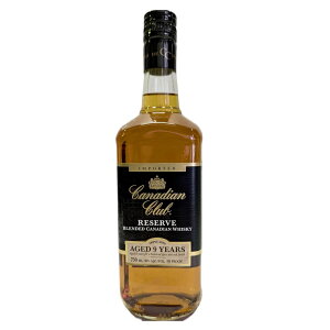 JifBANu 9N U[ 750ml 40x {g cc JifBAECXL[ canadianclub Reserve 9 Year Old Canadian Whisky JifBAECXL[ Ji_ Ao[^B Albertafs Canada kawahc Ђ