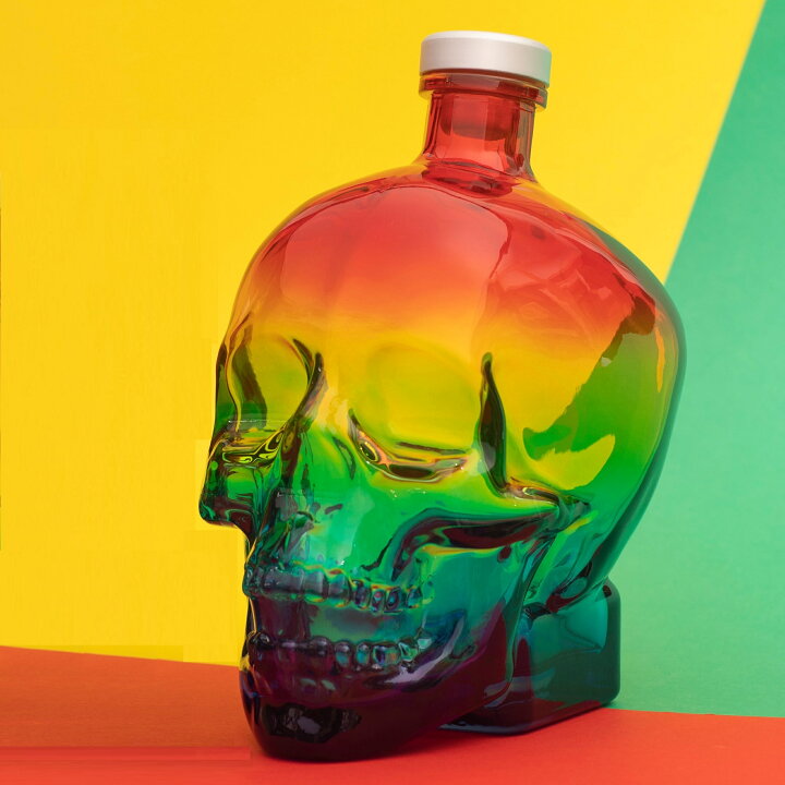 楽天市場】クリスタル ヘッド レインボープライド ウォッカ 700ml 40度 
