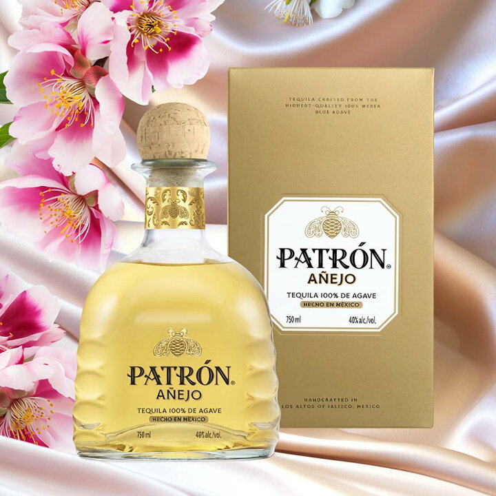 楽天市場】パトロン アネホ テキーラ 750ml 40度 正規品 箱付 Patron 