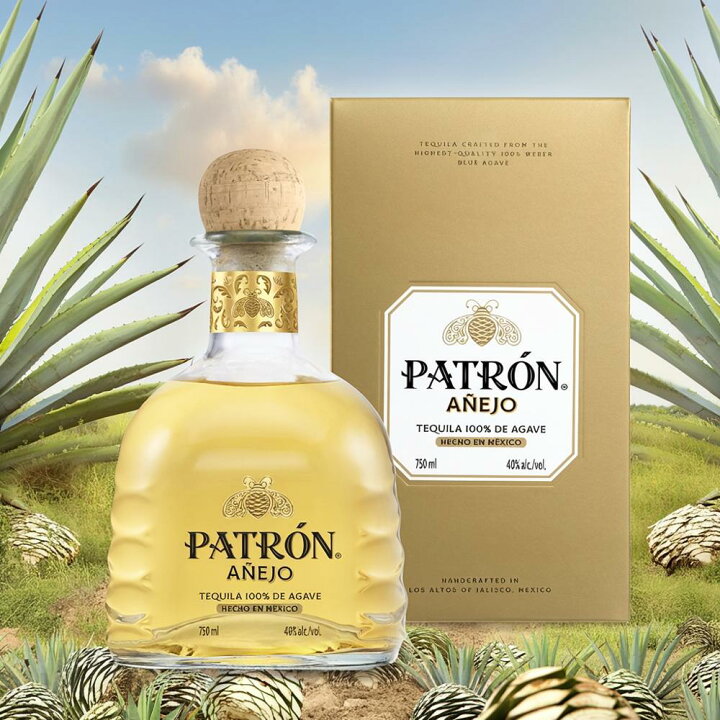 楽天市場】パトロン アネホ テキーラ 750ml 40度 正規品 箱付 Patron 