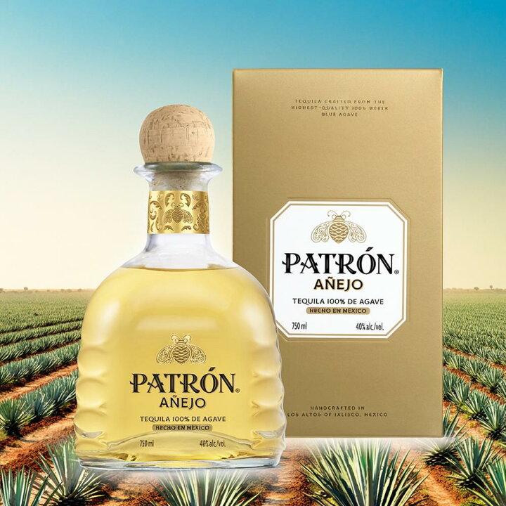 楽天市場】パトロン アネホ テキーラ 750ml 40度 正規品 箱付 Patron 