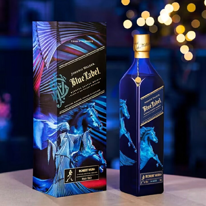 楽天市場】ジョニーウォーカー ブルー イヤー オブ ザ ホース 750ml 40 