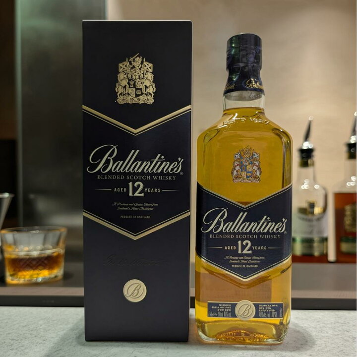 楽天市場】バランタイン 12年 750ml 40度 箱付プラキャップ Ballantine 