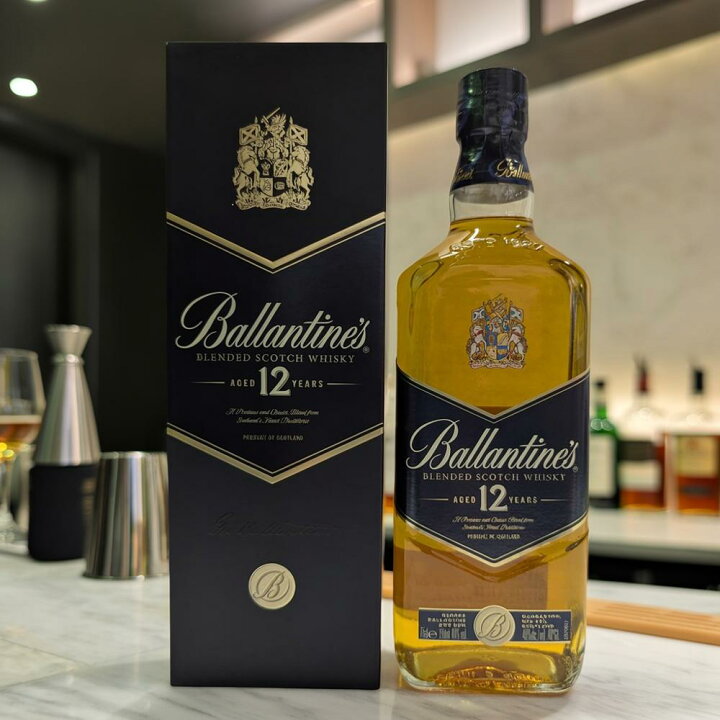 楽天市場】バランタイン 12年 750ml 40度 箱付プラキャップ Ballantine 