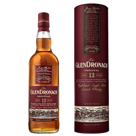 グレンドロナック 12年 正規品 箱付 オリジナル シェリーカスク 700ml 43度 The GlenDronach Original 12Years ハイランドモルト・ハイランド地区シングルモルト ウイスキー イギリス英国スコットランド kawahc ※おひとり様1ヶ月に1本限り