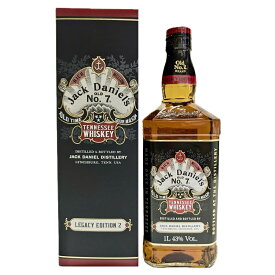ジャックダニエル レガシー第2弾 1000ml 43度 エディション2 Jack Daniel Legacy Edition 1905 テネシーウイスキー Tennessee Whiskey アメリカンウイスキー American バーボンウイスキー Bourbon Whisky ケンタッキー州 USA アメリカ kawahc ※おひとり様1週間に1本限り