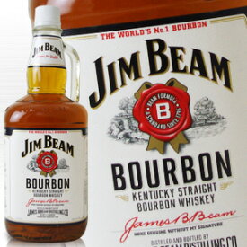 ジムビーム ホワイト ビッグボトル 1750ml 40度 正規品 (Jim Beam White) バーボン ウイスキー バーボンウイスキー 送って嬉しい kawahc お礼 御礼 ホワイトデー贈って喜ばれるプレゼント ギフト プチギフトにオススメ