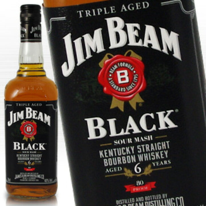 楽天市場】ジムビーム ブラック 6年 700ml 40度 旧正規品 輸入品 ※今後 