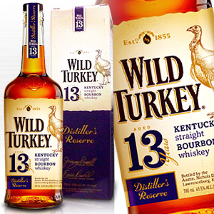 【楽天市場】ワイルドターキー 13年 ディスティラーズ・リザーブ 700ml 45.5度 箱付 ディスティラーリザーヴ  ケンタッキーストレートバーボンウイスキー バーボン Wild Turkey kentucky straight bourbon  ※おひとり様1ヶ月1本限り kawahc: 
