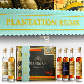 プランテーションラム シガーボックス コレクション カリブ各国ラム(100ml) ×6銘柄入りセット plantation RUM kawahc 嬉しい お礼 御礼 ギフト プチギフトにオススメ ホワイトデー贈って喜ばれるプレゼント