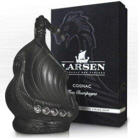 ラーセンシップ ブラックドラゴン 700ml 40度 箱付 ラーセン larsen black dragon sculpture viking ship Fine Champagne Cognac フランス産コニャック ブランデー kawahc お礼 御礼 ホワイトデー贈って喜ばれるプレゼント ギフト プチギフトにオススメ