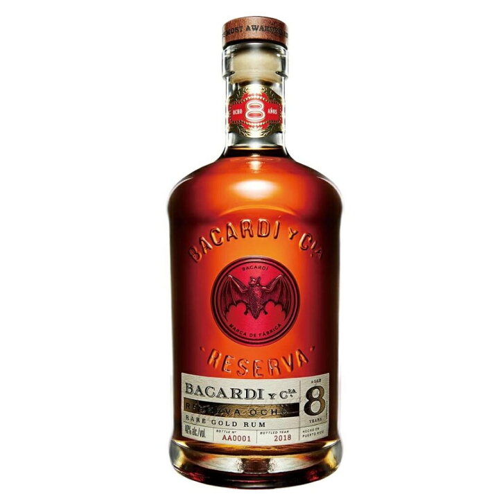 楽天市場】バカルディ エイト 8年 750ml 40度 正規品 Bacardi 8years 