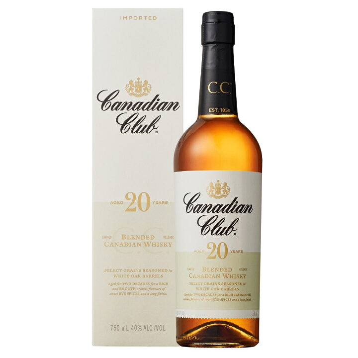 楽天市場】カナディアンクラブ 20年 750ml 40度 箱付 カナディアン 