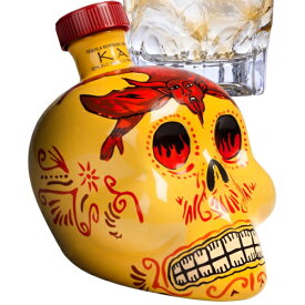 カー スカル レポサド 750ml 55度 KAH SKULL REPOSADO Tequila 髑髏 テキーラ ガイコツ デカンタ どくろ ドクロ スカル テキーラ ゴールド メキシコ産 Mexico kawahc ※製菓原料用に限る