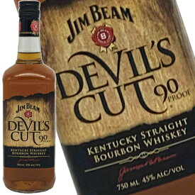 ジムビーム デビルズカット 750ml 45度 旧ボトル Jim Beam Devil's Cut バーボンウイスキー Bourbon Whisky ※入手困難なオールドボトル デヴィル カット ※おひとり様1ヶ月1本限り kawahc