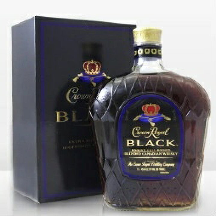 楽天市場】クラウンローヤル ブラック 1000ml 45度 箱付 CROWN ROYAL 