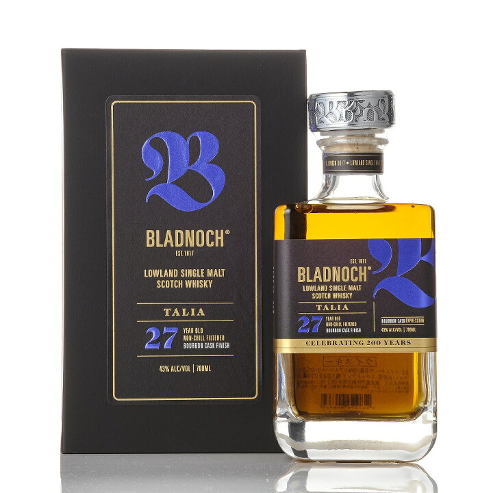 楽天市場】ブラドノック 27年 タリア 700ml 43度 箱付 Bladnoch Talia 