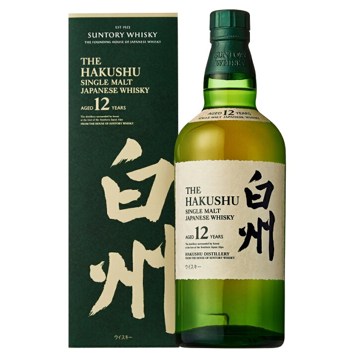 楽天市場】サントリー 白州 12年 700ml 43度 箱付 Suntory hakusyu 