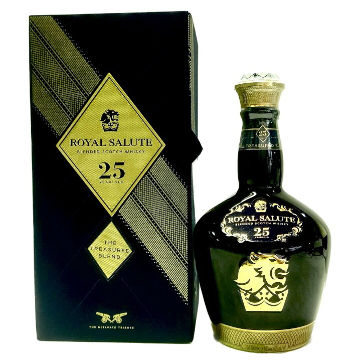 楽天市場】ロイヤルサルート 25年 700ml 40度 箱付 ブラックボトル 