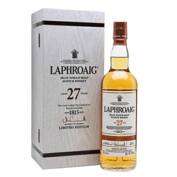 楽天市場】ラフロイグ 27年 700ml 41.7度 木箱付 (Laphroaig 27YO 