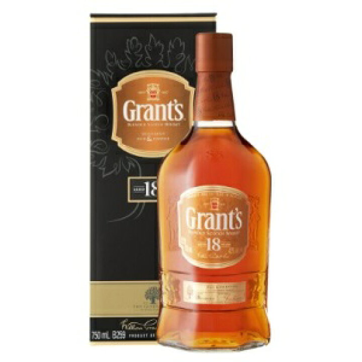 楽天市場】グランツ 18年 700ml 40度 箱付 GRANTS Blended Scotch 