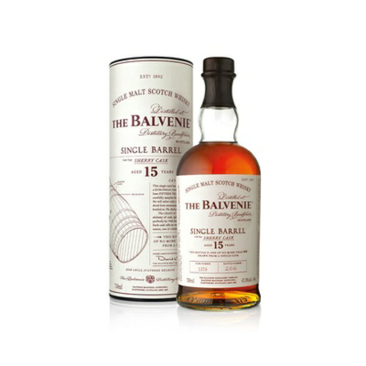 楽天市場】ザ バルヴェニー 15年 750ml 47.8度 箱付 シェリーカスク  