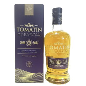 トマーティン 15年 700ml 46度 箱付 アメリカンオークカスク tomatin 15 Year Old American Oak Cask ハイランドモルト トマーチン 蒸溜所 distillery シングルモルトウイスキー highlandMalt SingleMalt Scotch Whisky kawahc