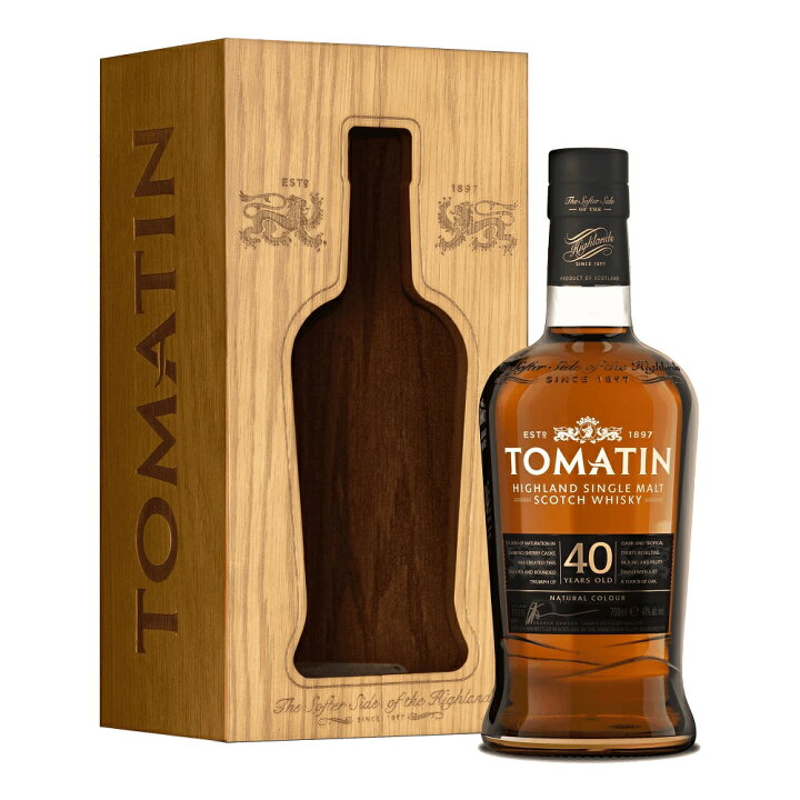 楽天市場】トマーティン 40年 700ml 43度 木箱 tomatin 40 Year Old 