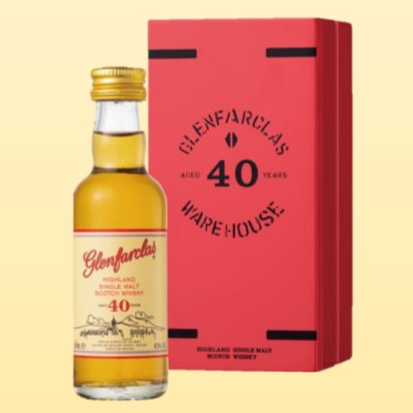グレンファークラス 40年 レッドドア 50ml 43度 ミニチュアボトル 正規輸入品 箱付 Glenfarclas 40years グレン  ファークラス スペイサイドモルト シングルモルトウイスキー SpeysideMalt Single Malt Scotch Whisky